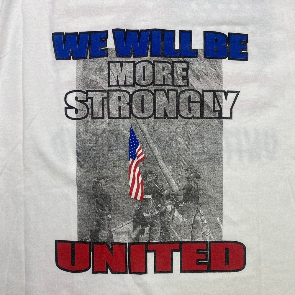 Vintage 911 September 11 2001 Memorial NY FDNY Firefighter Shirt